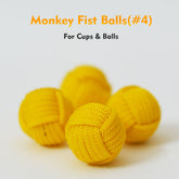 Monkey Fist Cups and Balls (4 Balls) - Yellow